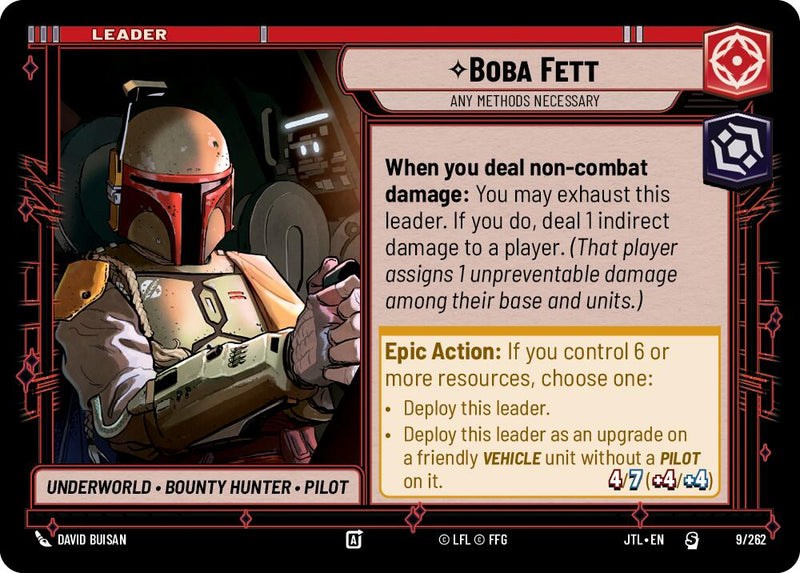 Boba Fett - Tous les moyens nécessaires (009/262) (009/257) [Jump to Lightspeed]