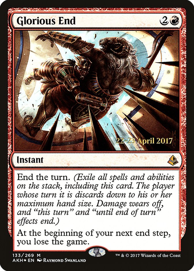 Fin glorieuse [Cartes promos d'avant-première Amonkhet]
