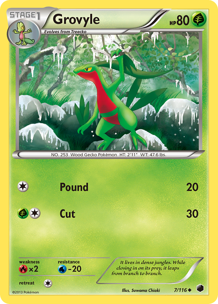 Grovyle (7/116) [Negro y Blanco: Plasma Freeze]