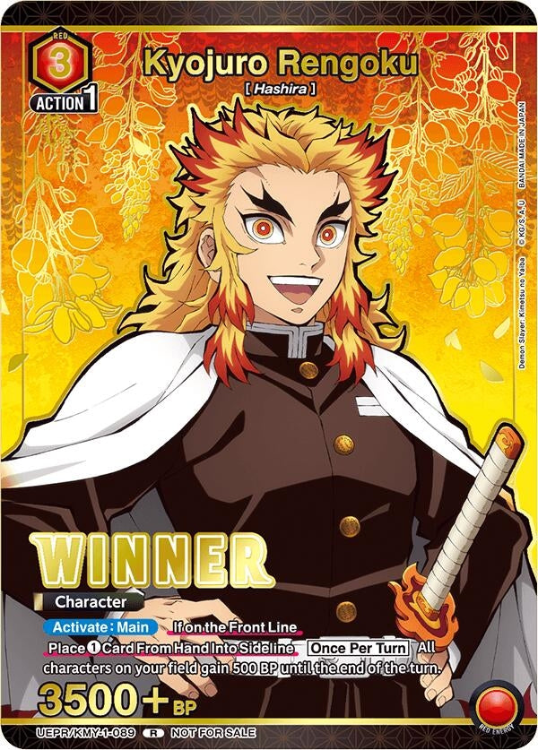 Image for Kyojuro Rengoku (Winner) (UEPR/KMY-1-089) (UEPR) - Union Arena