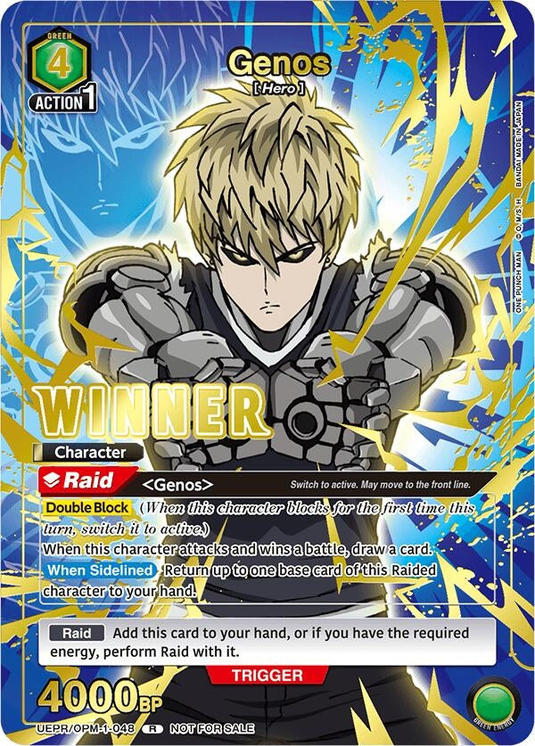 Image for Genos (Winner) (UEPR/OPM-1-048) (UEPR) - Union Arena