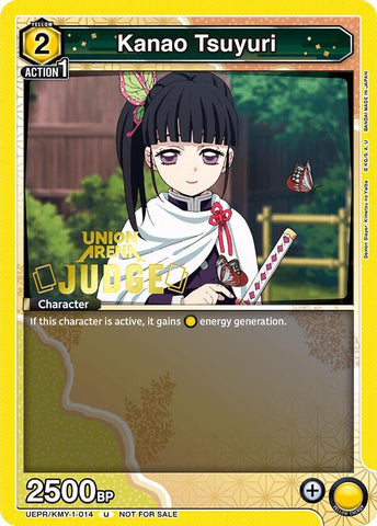 Kanao Tsuyuri (Judge Pack) - Union Arena Promotion Cards (UEPR-014)