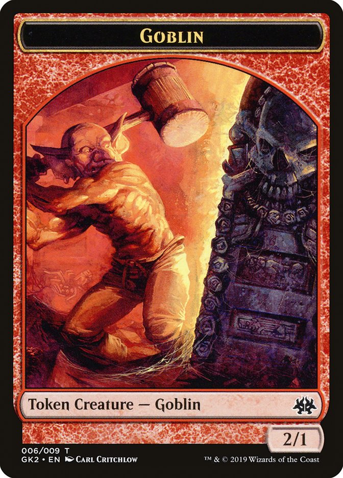 Dragon // Gobelin Jeton recto-verso [Tokens de kit de guilde de l'allégeance de Ravnica]