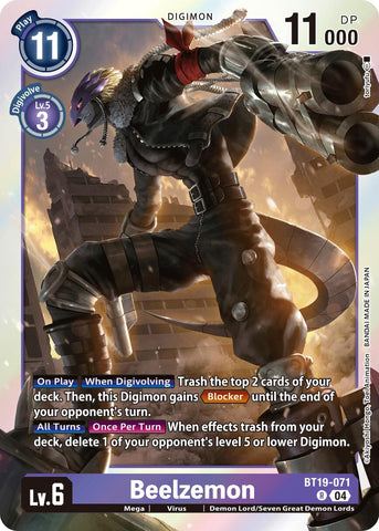 Beelzemon [BT19-071] [Booster especial de lanzamiento Ver.2.5]