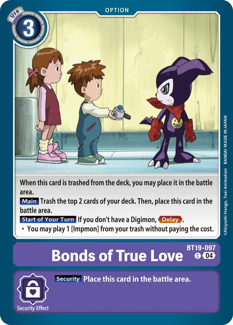 Les liens du véritable amour [BT19-097] [Édition Spéciale Booster Ver.2.5]