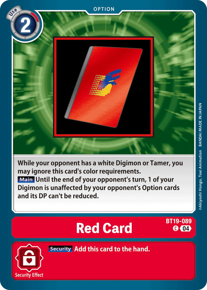 Carte Rouge [BT19-089] [Release Special Booster Ver.2.5]