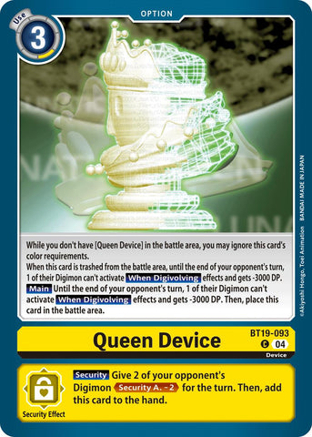 Reina Device [BT19-093] [Edición Especial de Lanzamiento Ver.2.5]