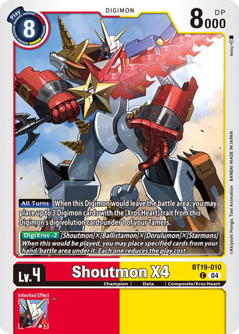 Shoutmon X4 [BT19-010] [Booster de Lanzamiento Especial Ver.2.5]
