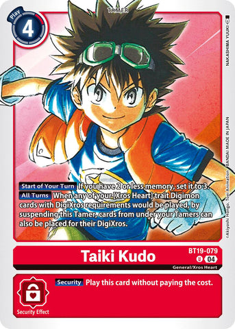 Taiki Kudo [BT19-079] [Lanzamiento de Booster Especial Ver.2.5]