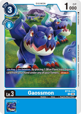 Gaossmon [BT19-016] [Booster especial de lanzamiento Ver.2.5]