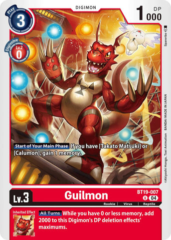 Guilmon [BT19-007] [Lanzamiento de la Edición Especial Booster Ver.2.5]
