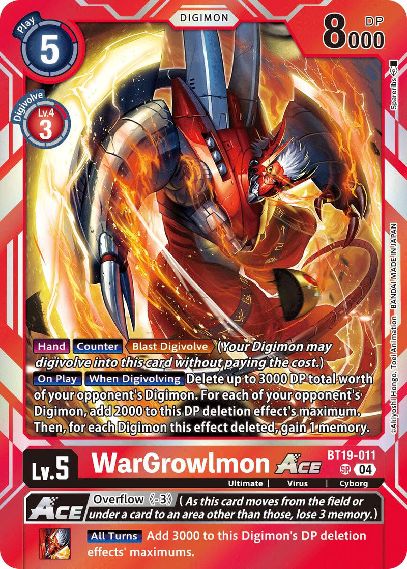 WarGrowlmon ACE [BT19-011] [Pack Spécial de la Version 2.5]