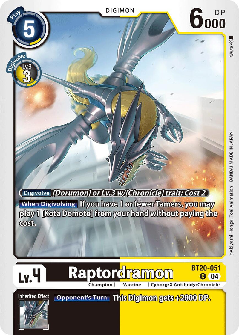 Raptordramon [BT20-051] [Spécial Booster Ver.2.5]