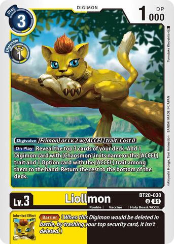 Liollmon [BT20-030] - BT20-030 [Booster Especial de Lanzamiento Ver.2.5]