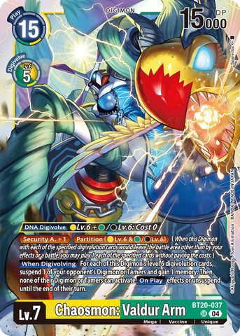 Chaosmon: Valdur Arm [BT20-037] [Lanzamiento de la Edición Especial de Impulso Ver.2.5]
