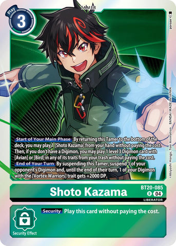 Shoto Kazama [BT20-085] [Pack de mejora especial Ver.2.5]