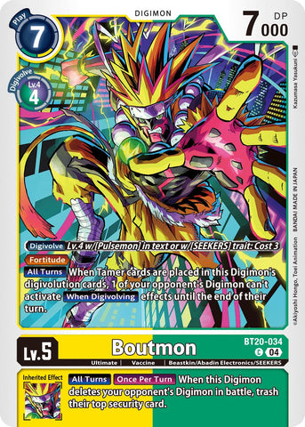 Boutmon [BT20-034] [Special Booster de Lanzamiento Ver.2.5]