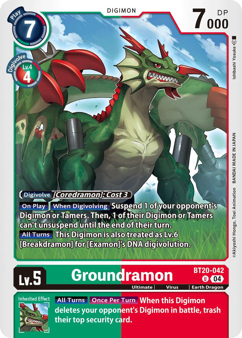 Groundramon [BT20-042] [Booster Spécial Ver.2.5]