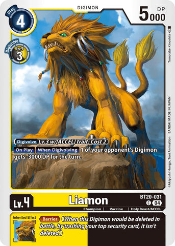Liamon [BT20-031] [Paquete de Mejora Especial Ver.2.5]