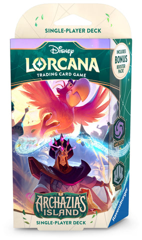Disney Lorcana : L'île d'Archazia - Deck de démarrage (Améthyste/Acier)