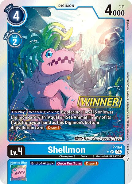 Shellmon [P-164] (Lot de vainqueur du tournoi en magasin 2025 V1) [Cartes promotionnelles]