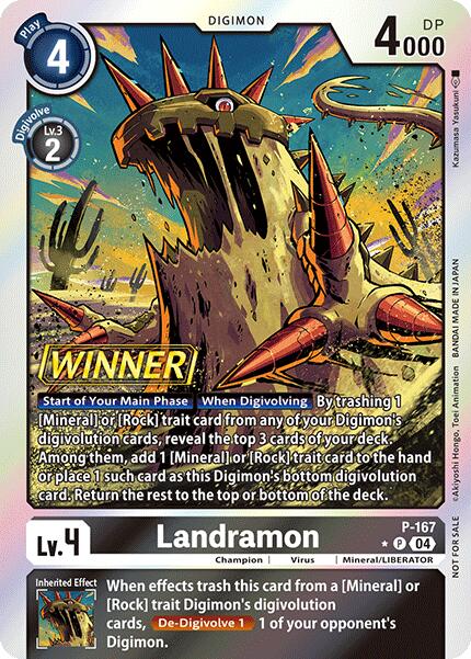 Landramon [P-167] (Pack du vainqueur du tournoi en magasin 2025 Vol.1) [Cartes promotionnelles]