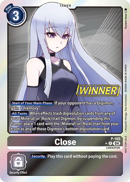 Fermer [P-169] (Store Tournament 2025 Vo.1 Winner Pack) [Cartes promotionnelles]
