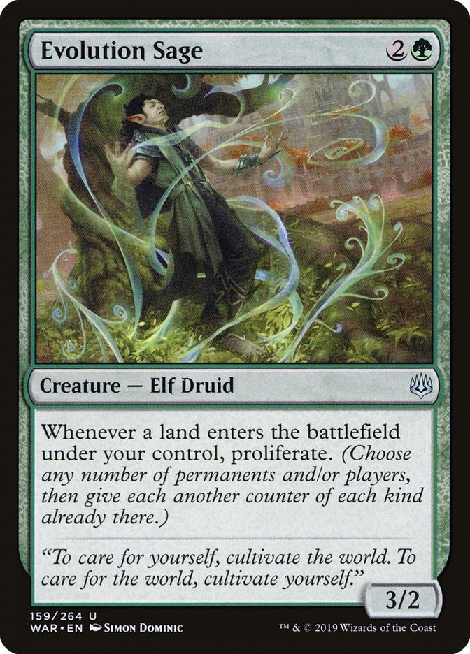 Sage de l'évolution [La Guerre des Planeswalkers]
