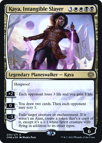 Kaya, la Asesina Intangible [Promos de la Presentación de Phyrexia: Todo Uno]