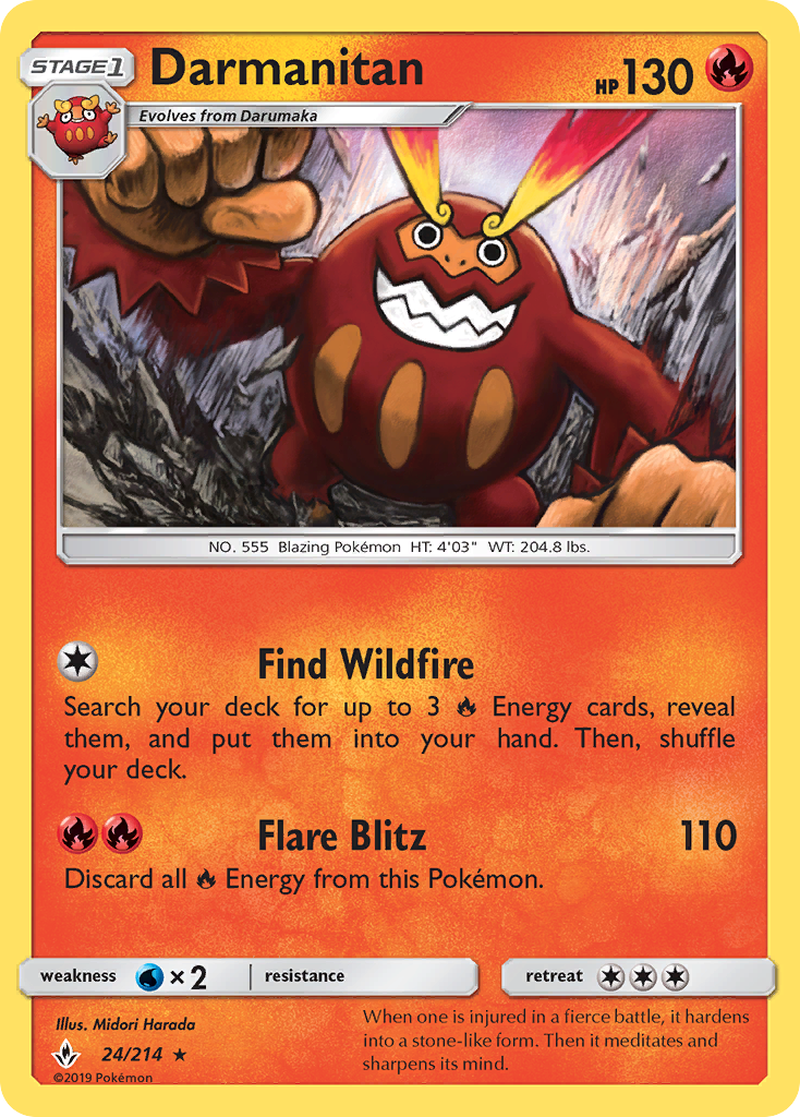 Darmanitan (24/214) [Sol y Luna: Lazos Indestructibles]