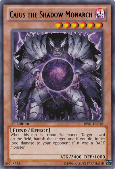 Caius el Monarca Oscuro [BP01-EN018] Rara