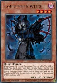 Sorcière Condamnée [MAGO-FR129] Rare