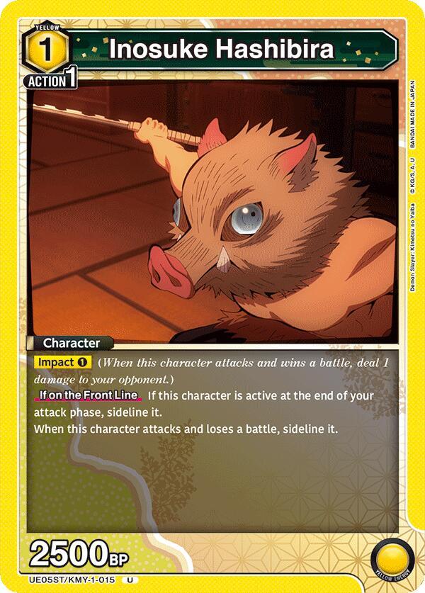 Inosuke Hashibira (015) - Demon Slayer: Kimetsu no Yaiba Starter Deck (UE05ST)