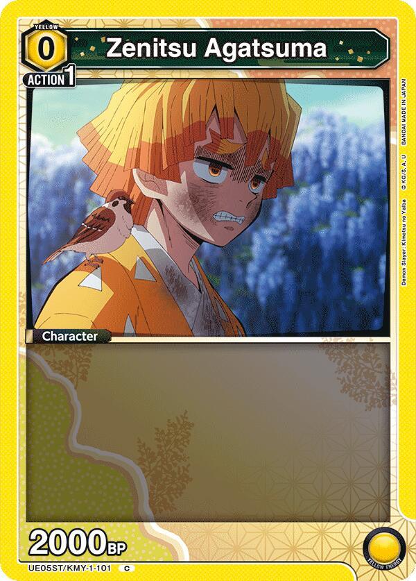 Zenitsu Agatsuma (101) - UE05ST: Demon Slayer: Kimetsu no Yaiba Starter Deck (UE05ST)