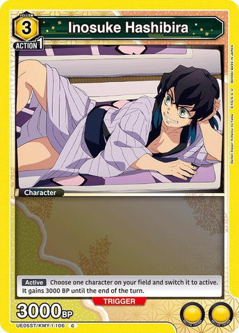 Inosuke Hashibira (106) - UE05ST: Demon Slayer: Kimetsu no Yaiba Starter Deck (UE05ST)