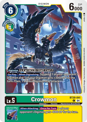 Crowmon [BT20-041] [Lanzamiento de la Edición Especial de Mejora Ver.2.5]