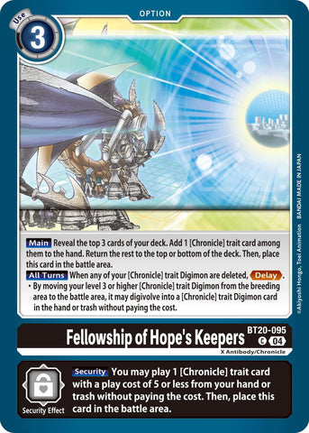 Fellowship of Hope's Keepers [BT20-095] [Relanzamiento de la Edición Especial de Sobres Ver.2.5]