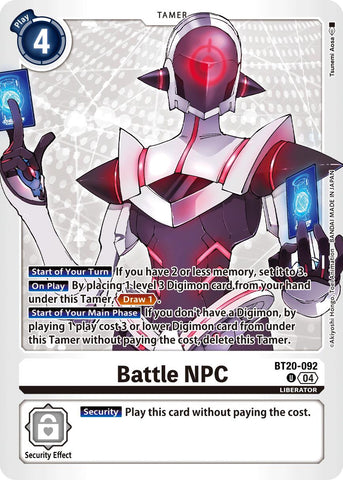 Battle NPC [BT20-092] [Lanzamiento Special Booster Ver.2.5]