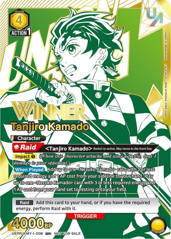 Image for Tanjiro Kamado (008) (Winner) (UEPR/KMY-1-008) (UEPR) - Union Arena