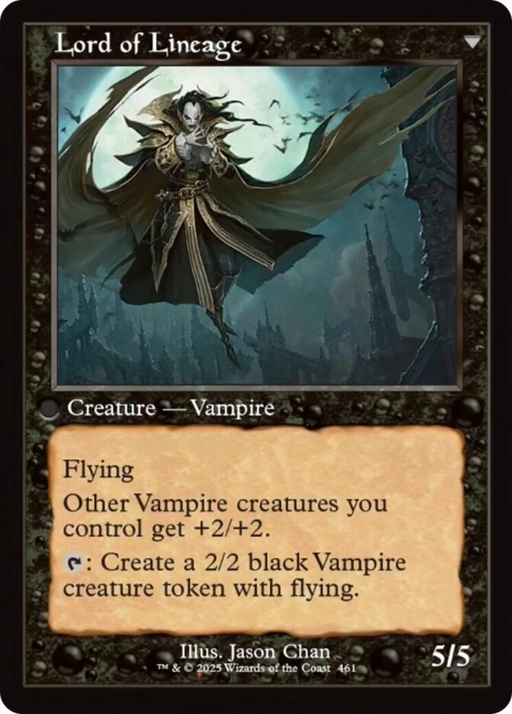 Custodio de estirpes // Señor del linaje (Marco retro) [Innistrad Remastered]