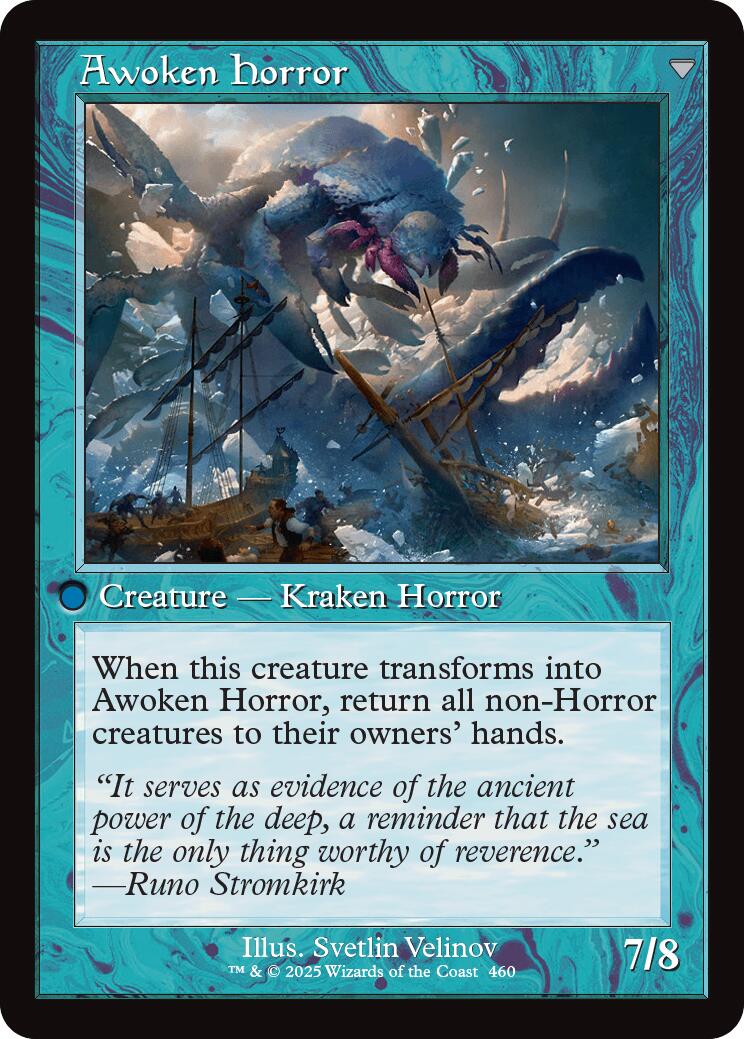 Chose dans la glace // Horreur éveillée (Cadre rétro) [Innistrad remasterisée]