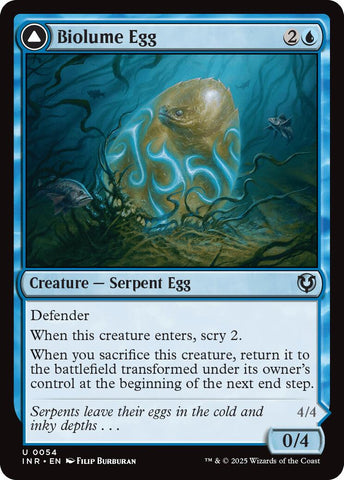 Huevo Biolumínico // Serpiente Biolumínica [Innistrad Remastered]