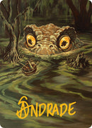 Carte d'Art Monstre de Gitrog (Signature Estampillée Or) [Série d'Art Innistrad Réédité]