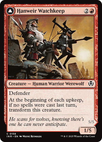 Vigilante de Hanweir // Perdición de Hanweir [Innistrad Remastered]