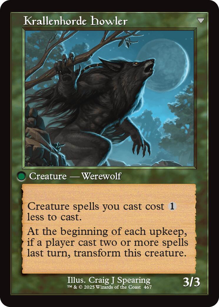 Recruteur de la Veillecrépuscule // Hurleur de la Horde de Krall (Cadre rétro) [Innistrad remasterisé]