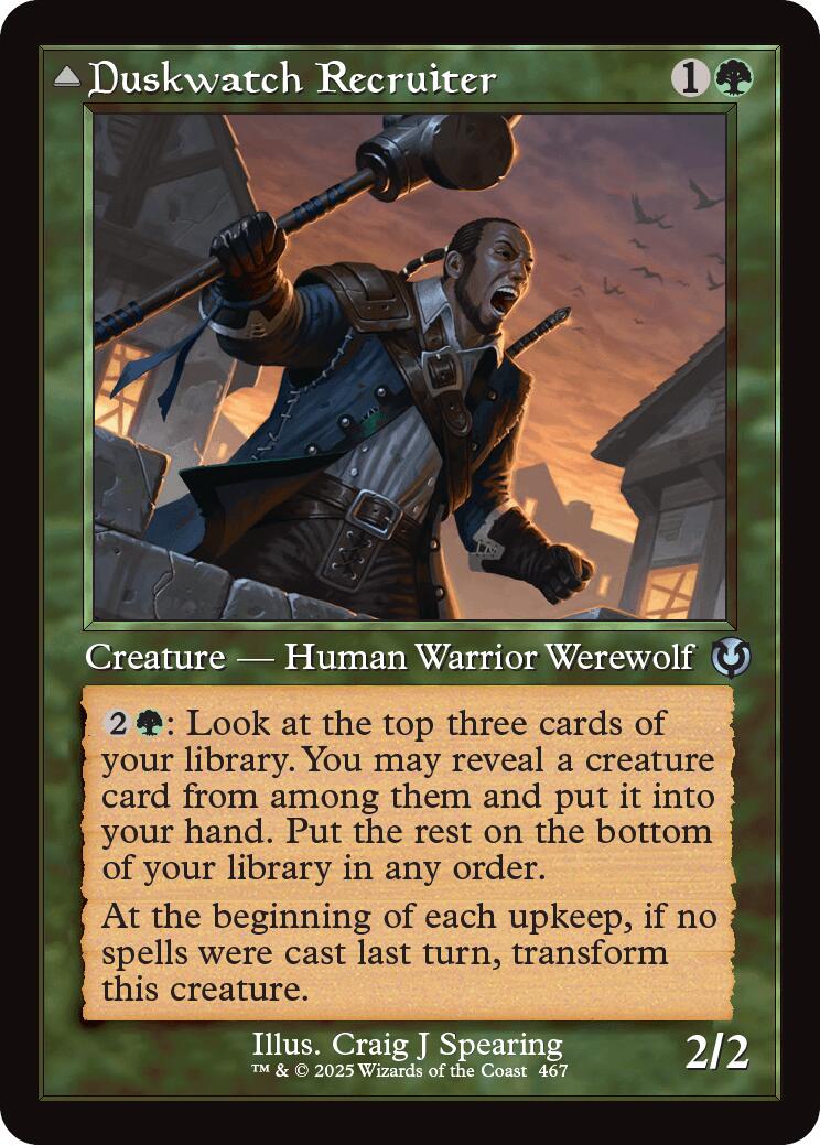 Recruteur de la Veillecrépuscule // Hurleur de la Horde de Krall (Cadre rétro) [Innistrad remasterisé]