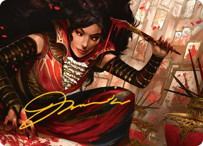 Carte d'art Artiste sanguin (Signature estampée or) [Série d'art Innistrad remasterisé]