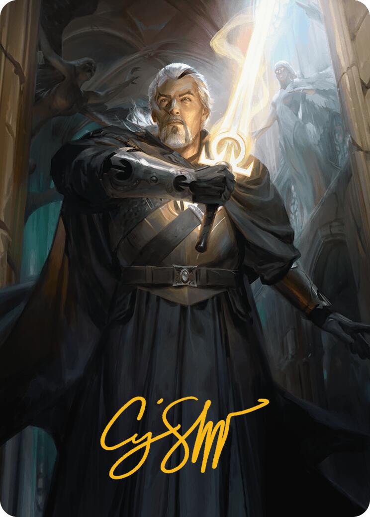 Odric, Maréchal Lunaire Carte artistique (Signature estampillée or) [Série artistique Innistrad remasterisé]