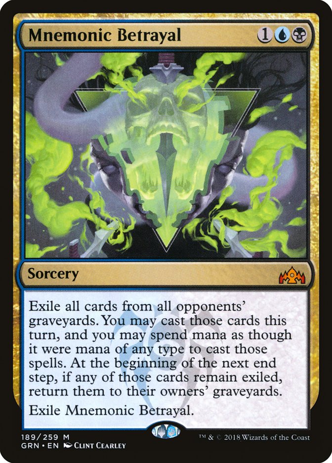 Traîtrise mnémonique [Guildes de Ravnica]