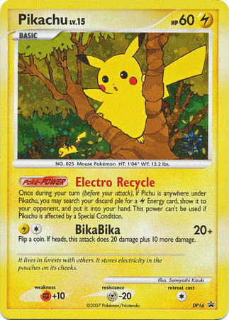 Pikachu (DP16) [Promos Calendrier de l'Avent]